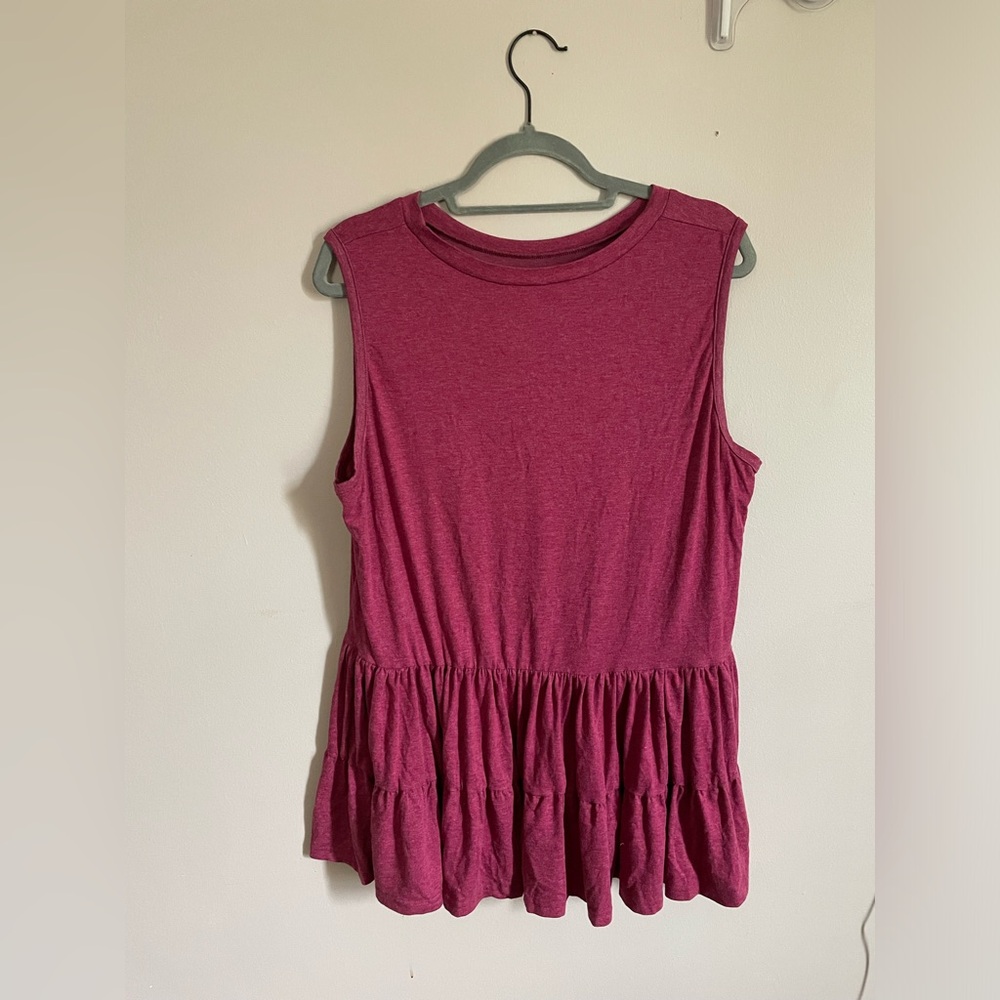 Flowy Peplum Tank